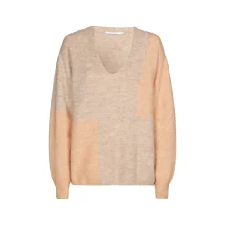 Xandres Pull à couleurs contrastées confectionné dans un mélange de laines-Femme Xandres Plus|Pulls & Cardigans