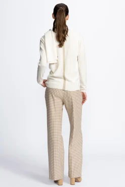Xandres Pull en cachemire blanc à col en V-Femme Xandres Plus|Essentials