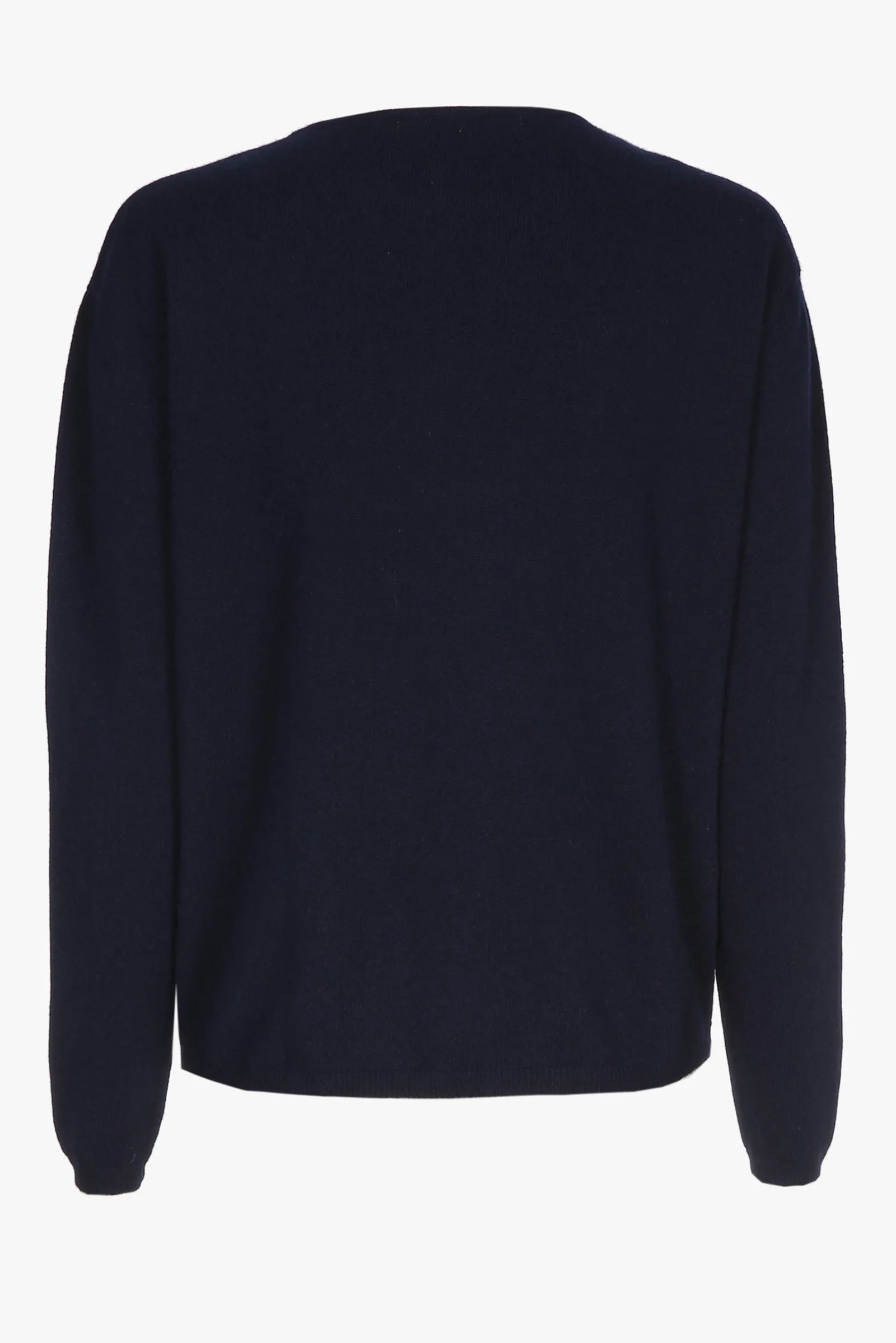 Xandres Pull en cachemire bleu marine à col rond-Femme Essentials|Pulls & Cardigans