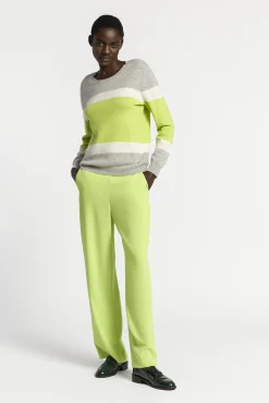 Xandres Pull en cachemire à couleurs contrastées-Femme Pulls & Cardigans