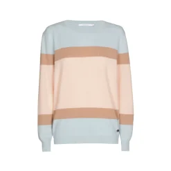 Xandres Pull en cachemire à couleurs contrastées-Femme Xandres Plus|Pulls & Cardigans