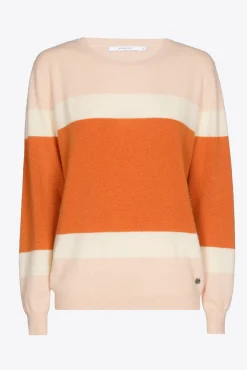Xandres Pull en cachemire à couleurs contrastées-Femme Xandres Plus|Pulls & Cardigans