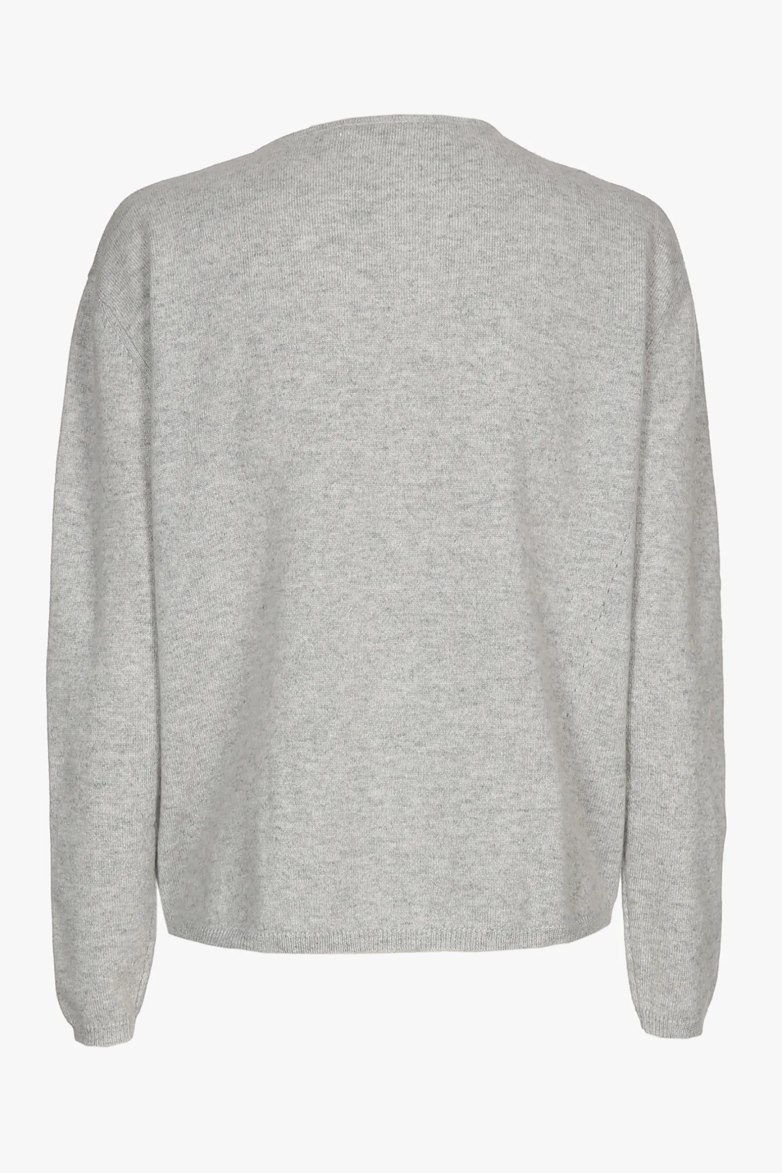 Xandres Pull en cachemire gris à col rond-Femme Essentials|Pulls & Cardigans