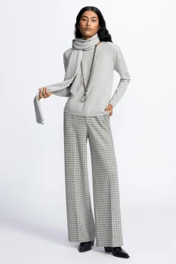 Xandres Pull en cachemire gris à col rond-Femme Essentials|Pulls & Cardigans