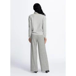 Xandres Pull en cachemire gris à col rond-Femme Essentials|Pulls & Cardigans