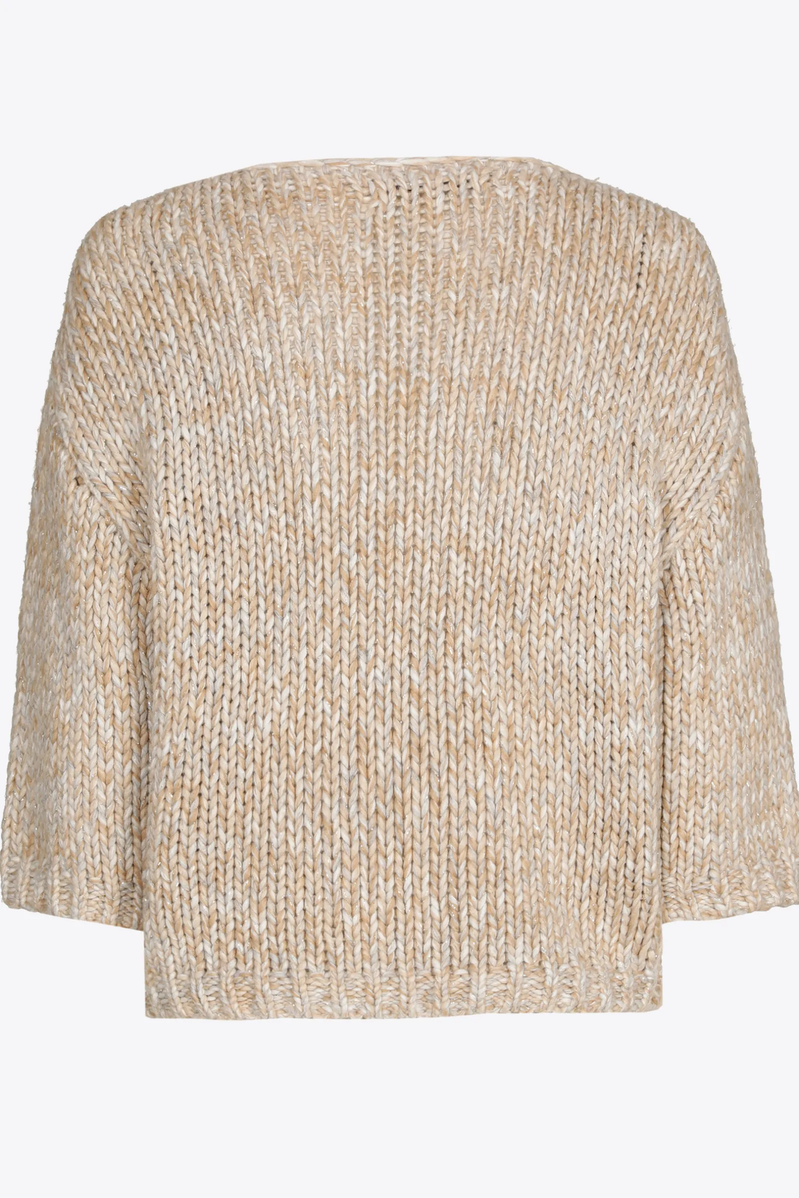 Xandres Pull en grosse maille avec fil doré-Femme Pulls & Cardigans