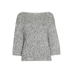 Xandres Pull en grosse maille avec fil doré-Femme Pulls & Cardigans