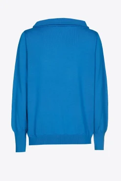 Xandres Pull en laine à col bateau-Femme Pulls & Cardigans