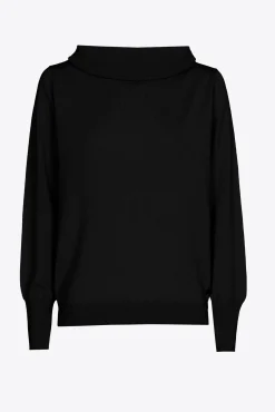 Xandres Pull en laine à col bateau-Femme Pulls & Cardigans