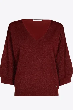Xandres Pull en lurex-Femme Pulls & Cardigans