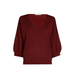 Xandres Pull en lurex-Femme Pulls & Cardigans