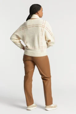 Xandres Pull en mohair avec rayures tricotées-Femme Xandres Plus|Pulls & Cardigans
