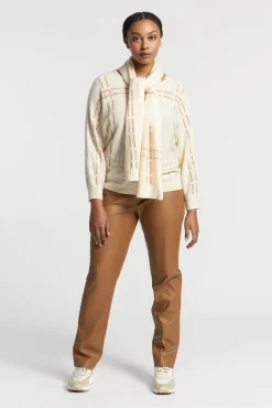 Xandres Pull en mohair avec rayures tricotées-Femme Xandres Plus|Pulls & Cardigans