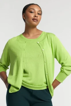 Xandres Pull en soie et en coton-Femme Xandres Plus|Pulls & Cardigans