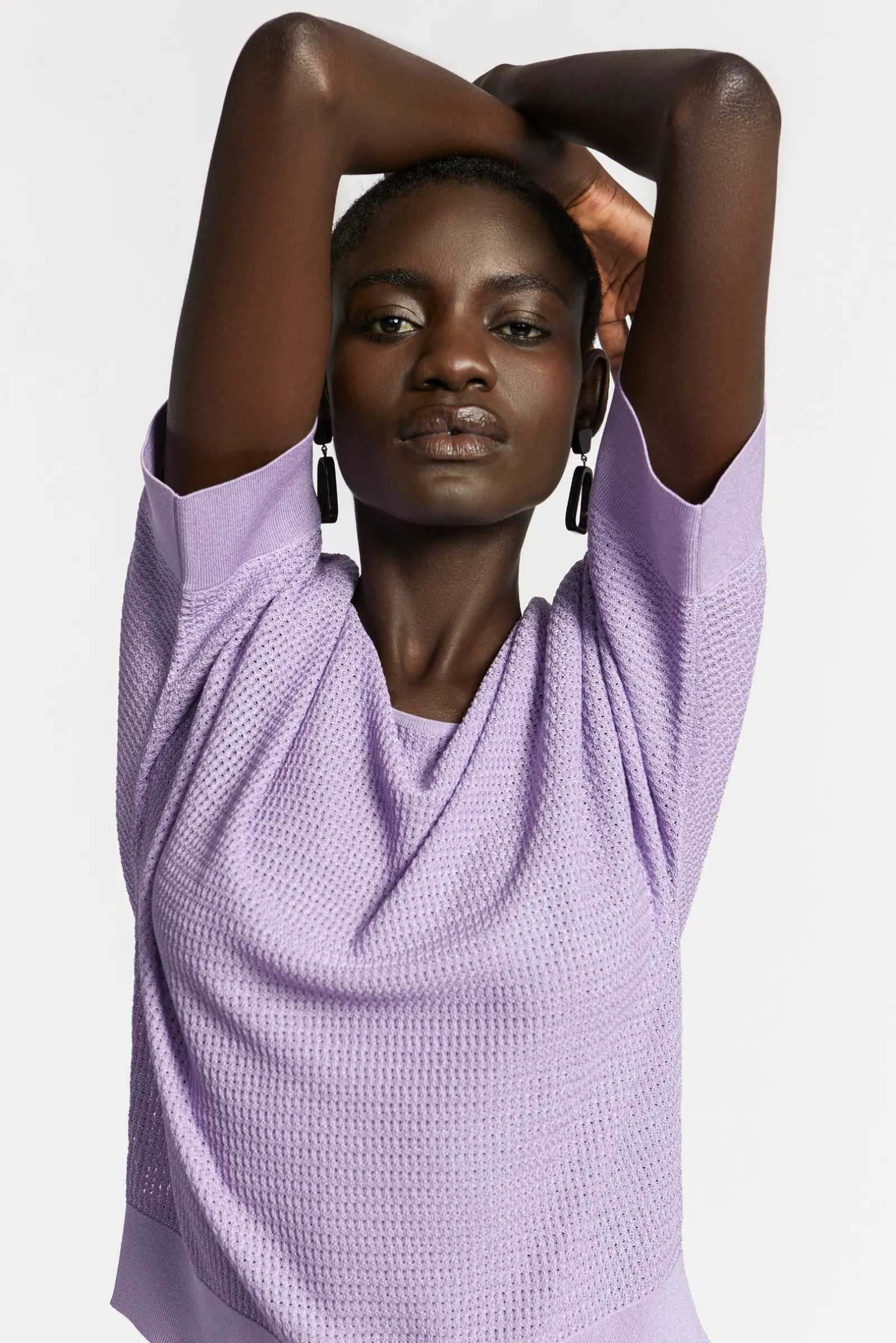 Xandres Pull à manches demi-longues-Femme Xandres Plus|Pulls & Cardigans