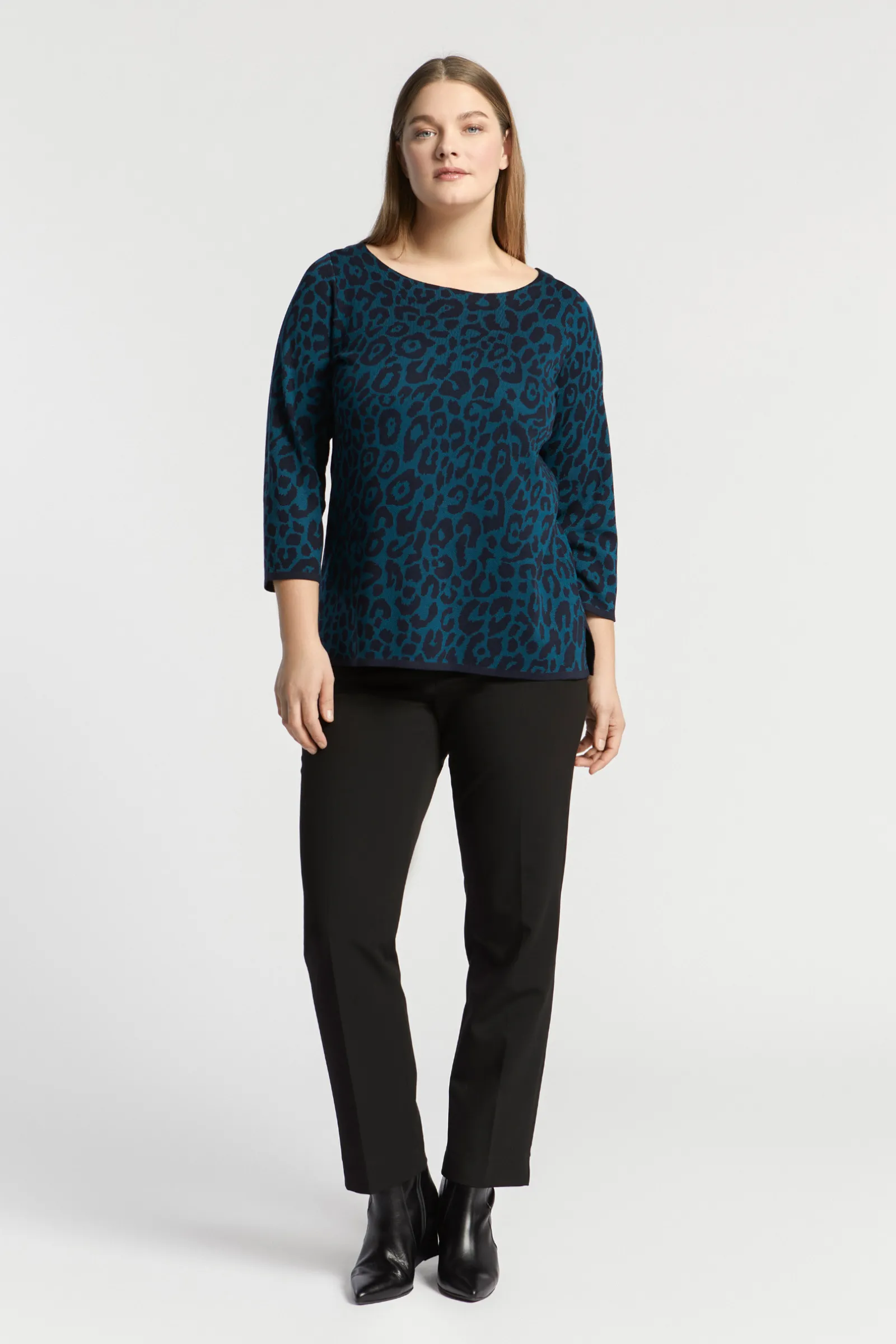 Xandres Pull à motif léopard-Femme Pulls & Cardigans
