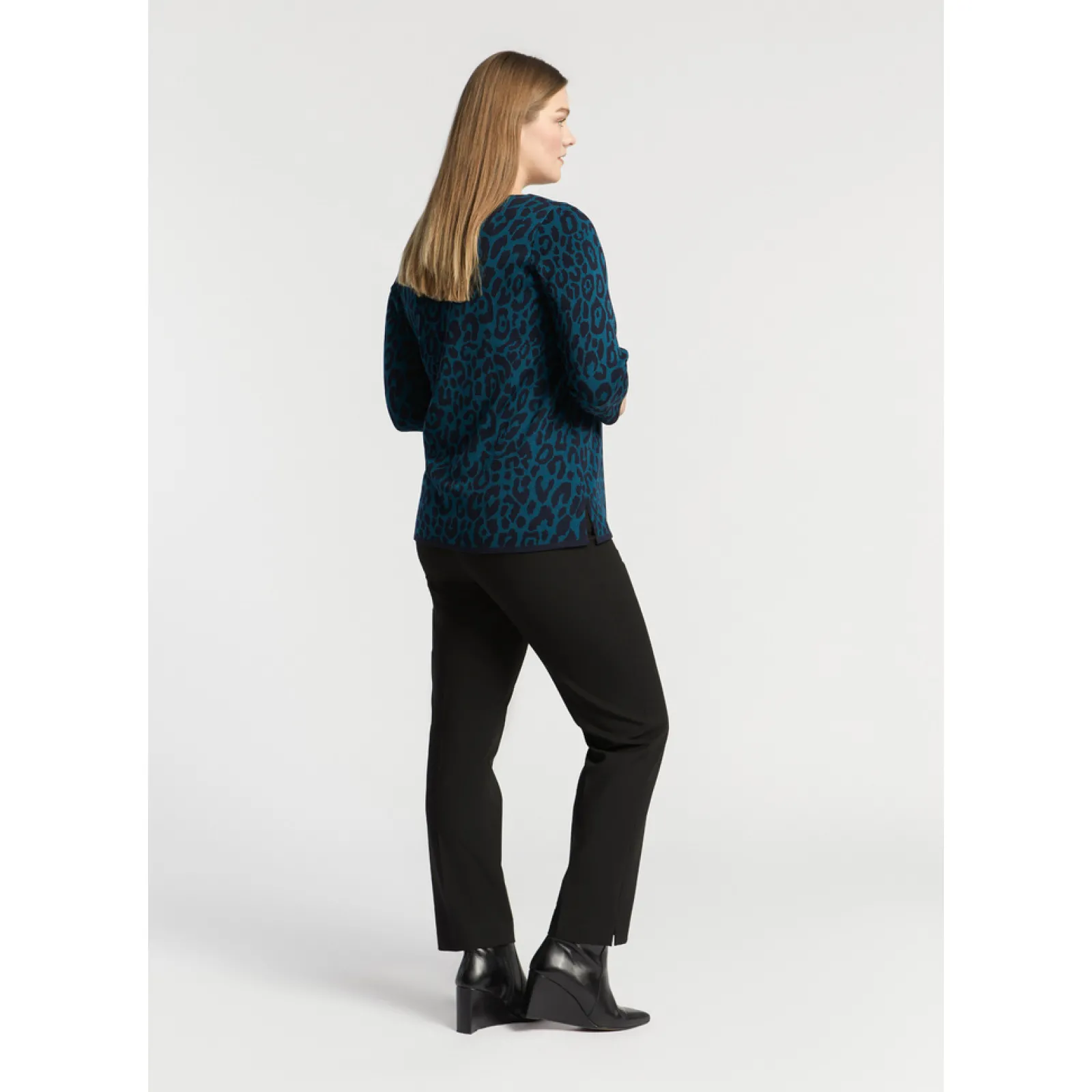 Xandres Pull à motif léopard-Femme Pulls & Cardigans