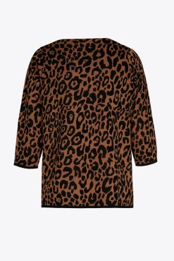 Xandres Pull à motif léopard-Femme Xandres Plus|Pulls & Cardigans