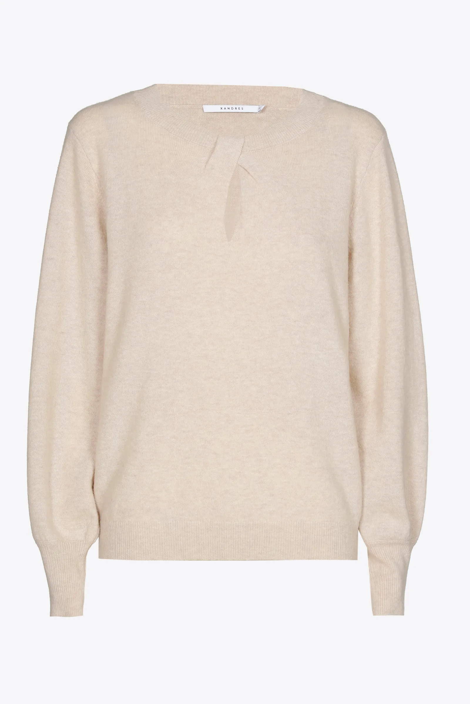 Xandres Pull orné d’une torsade au niveau de l’encolure-Femme Xandres Plus|Pulls & Cardigans