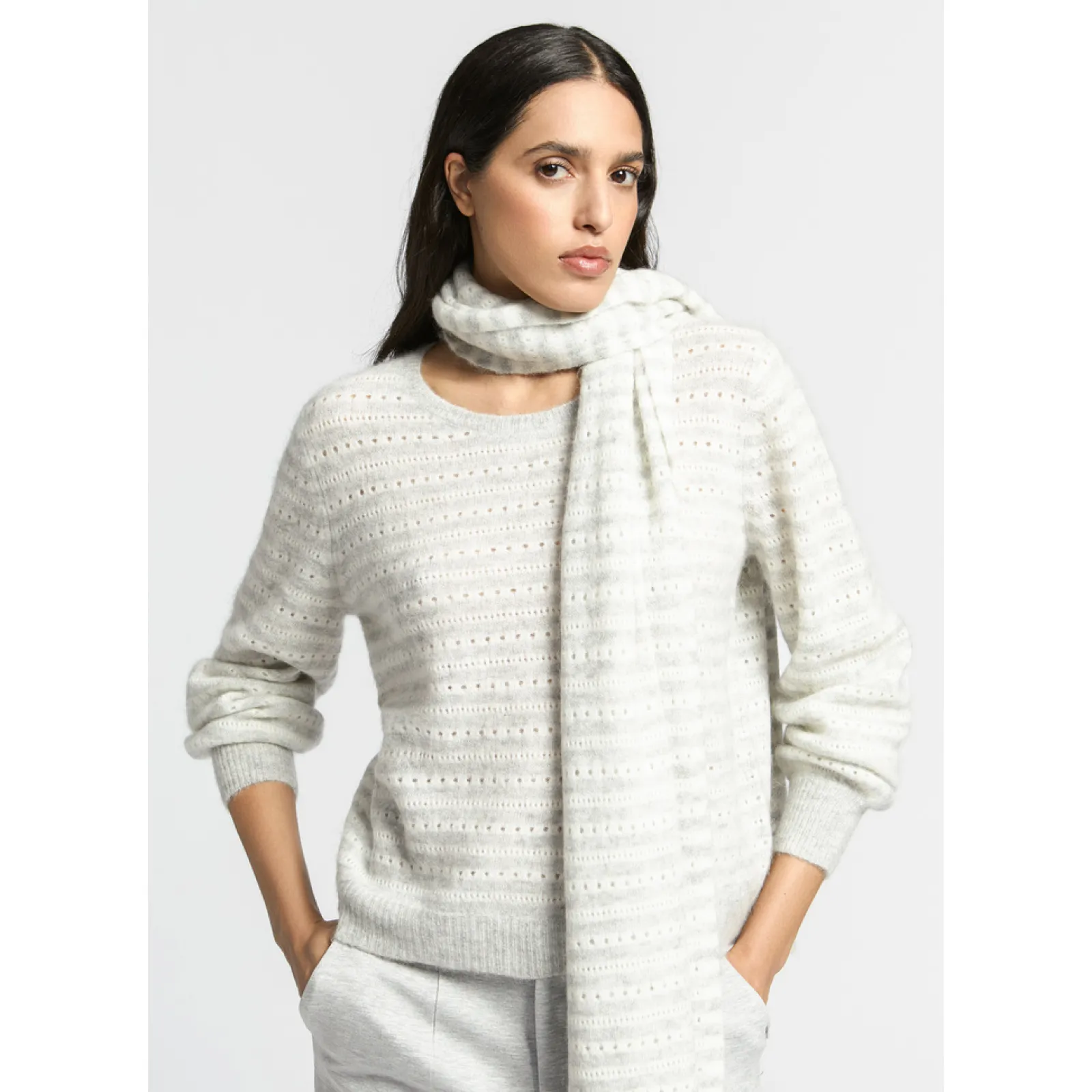 Xandres Pull subtilement pailleté-Femme Pulls & Cardigans