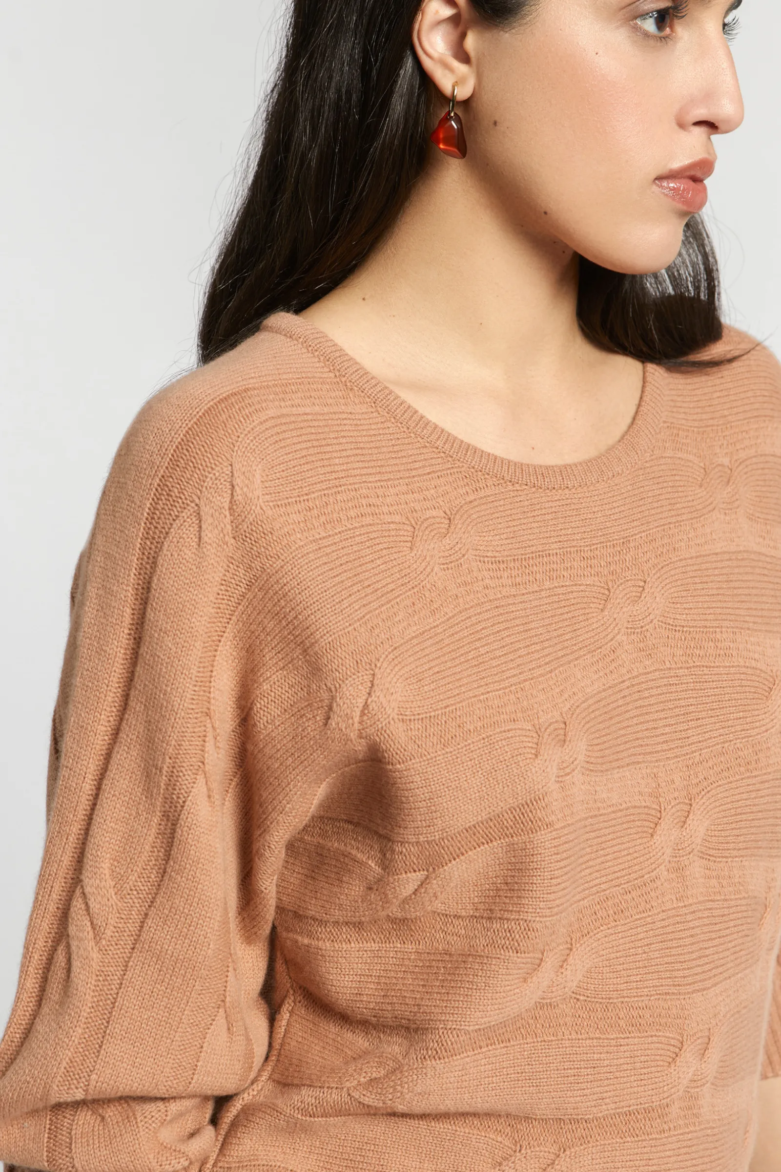 Xandres Pull à torsades horizontales-Femme Xandres Plus|Pulls & Cardigans