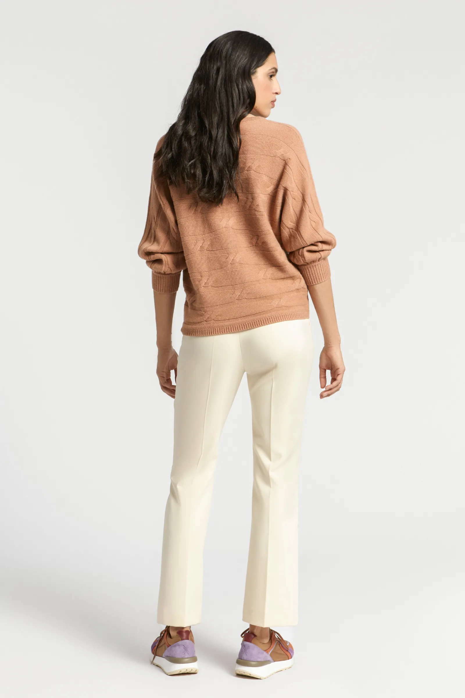 Xandres Pull à torsades horizontales-Femme Xandres Plus|Pulls & Cardigans