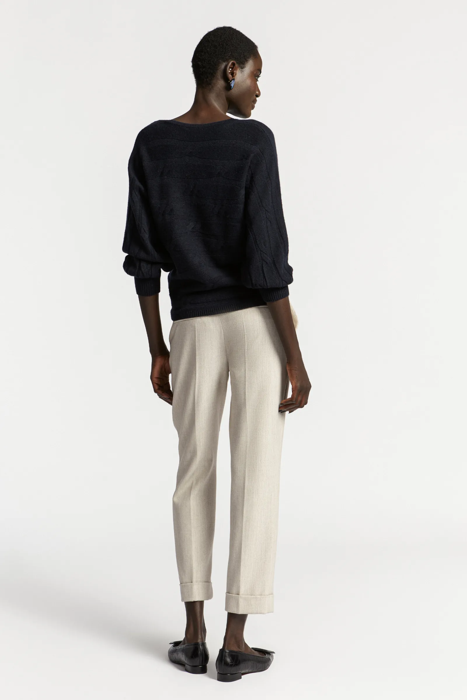 Xandres Pull à torsades horizontales-Femme Xandres Plus|Pulls & Cardigans