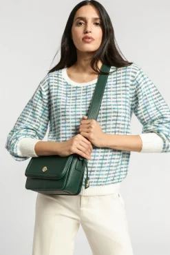 Xandres Pull tricoté à carreaux-Femme Pulls & Cardigans
