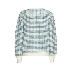 Xandres Pull tricoté à carreaux-Femme Pulls & Cardigans