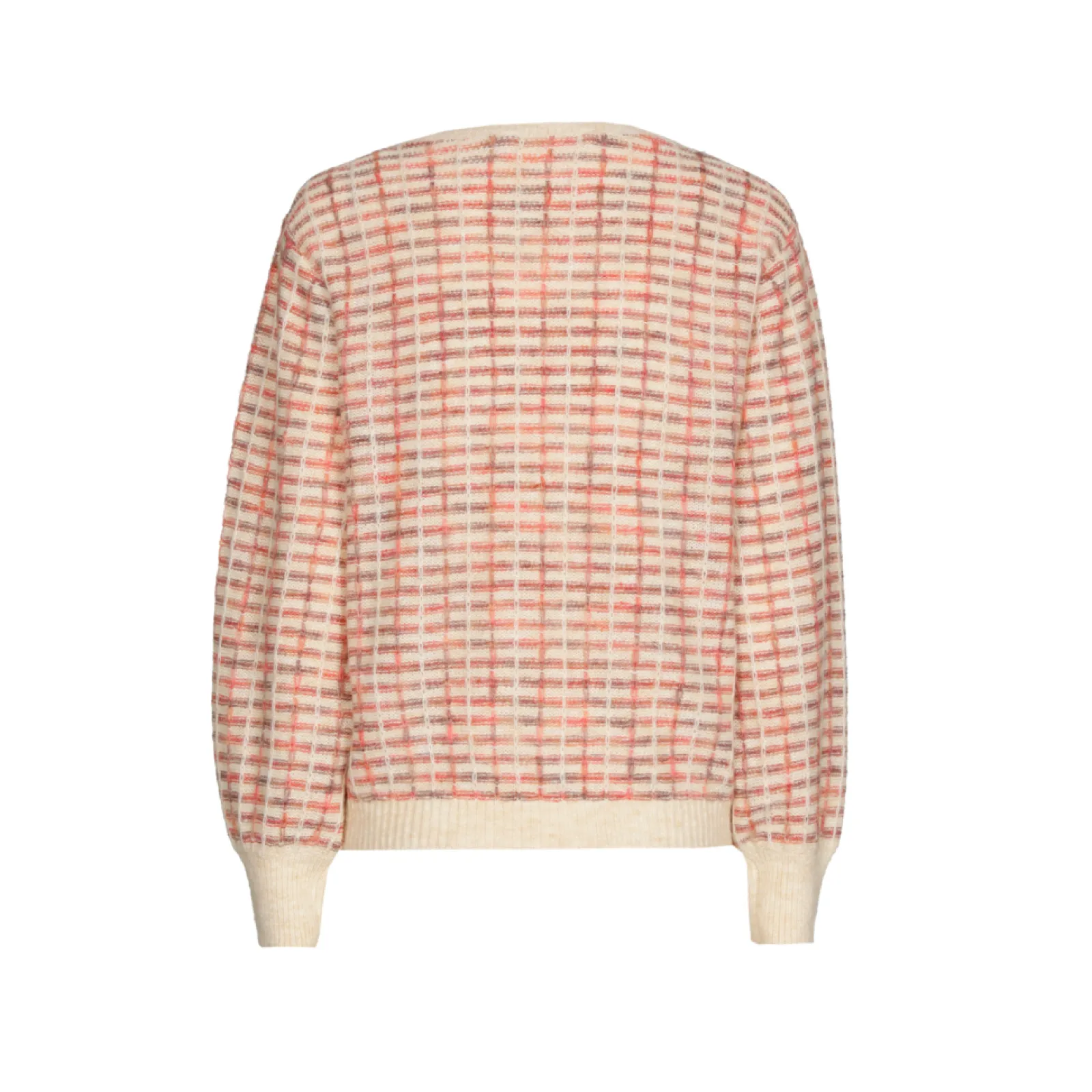 Xandres Pull tricoté à carreaux-Femme Pulls & Cardigans