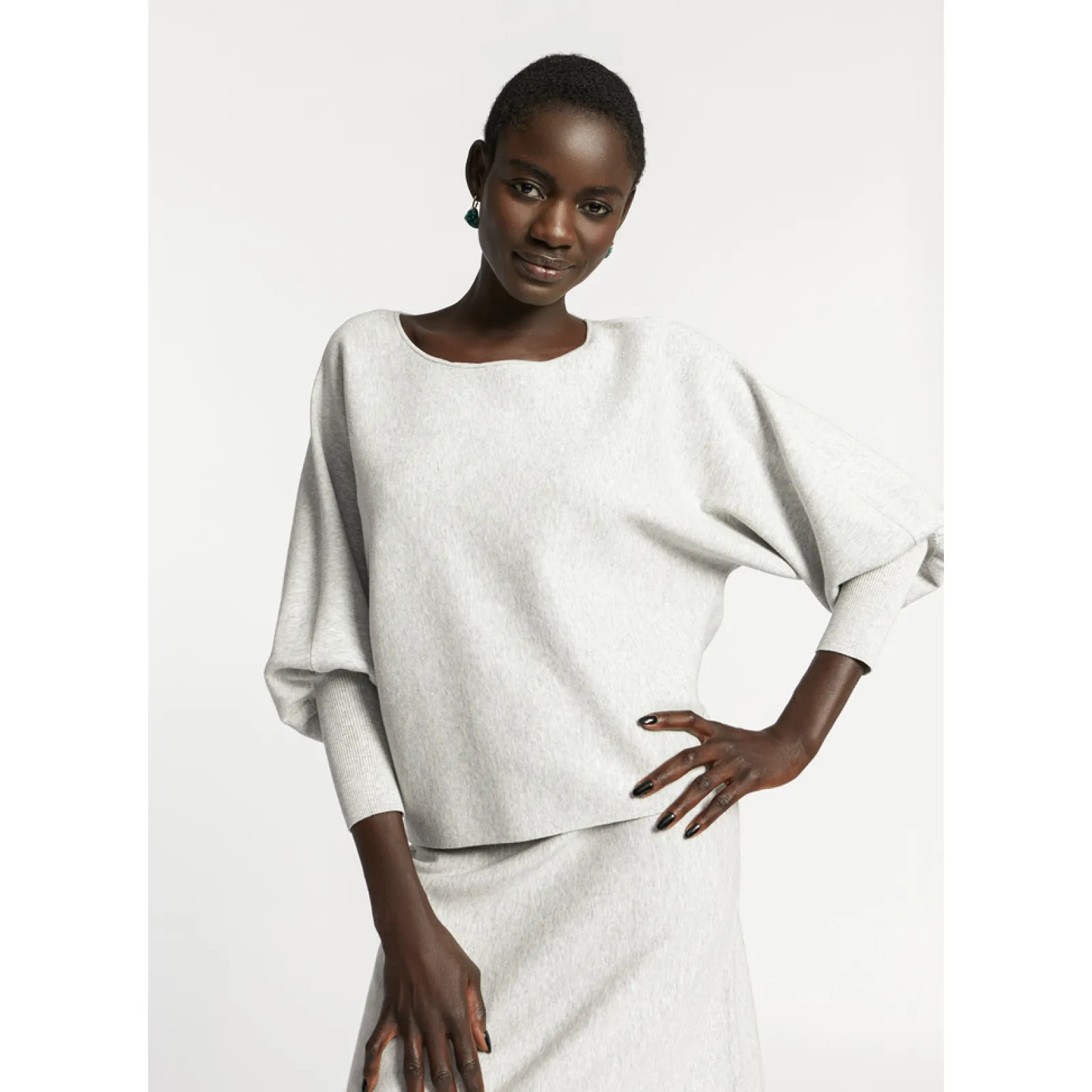 Xandres Pull volumineux à col bateau-Femme Xandres Plus