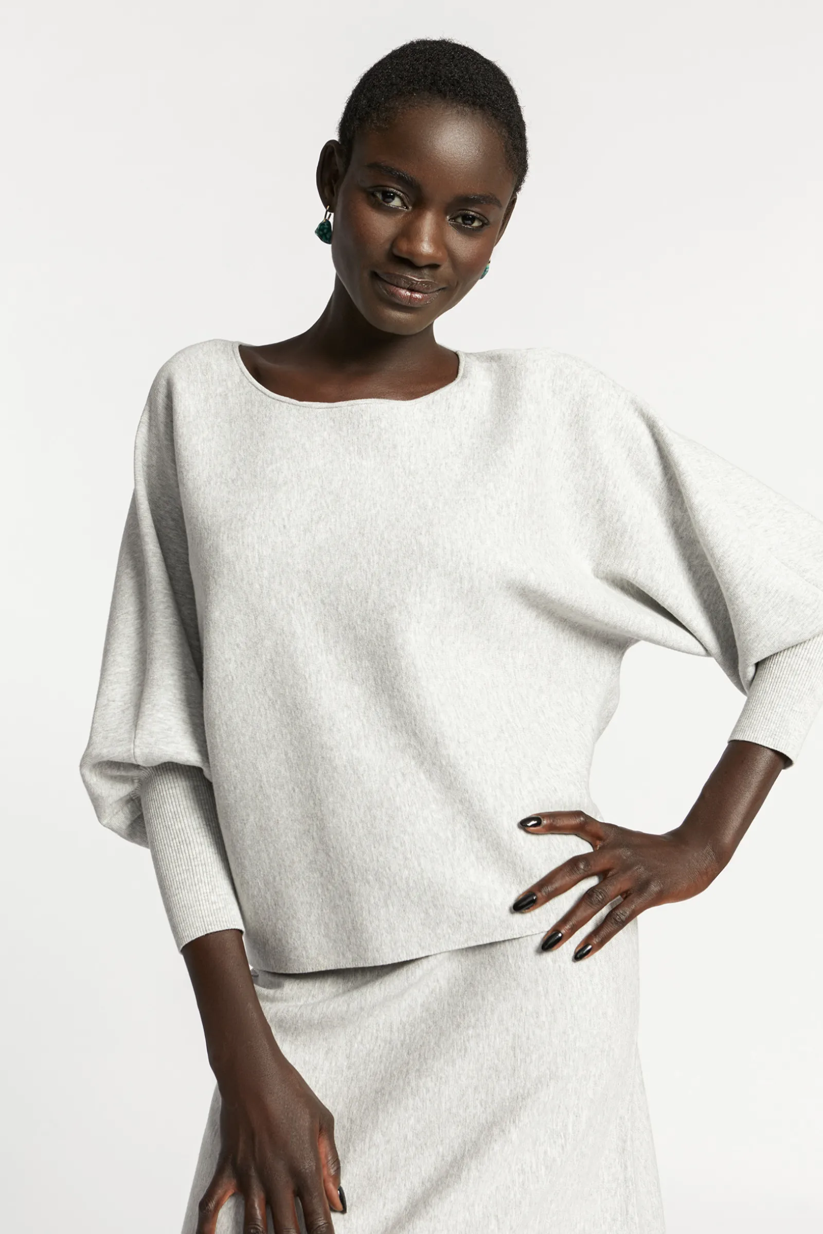Xandres Pull volumineux à col bateau-Femme Xandres Plus