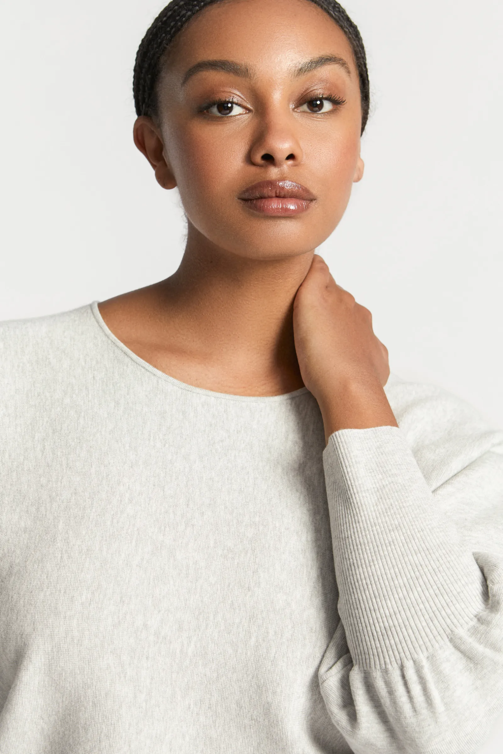 Xandres Pull volumineux à col bateau-Femme Xandres Plus