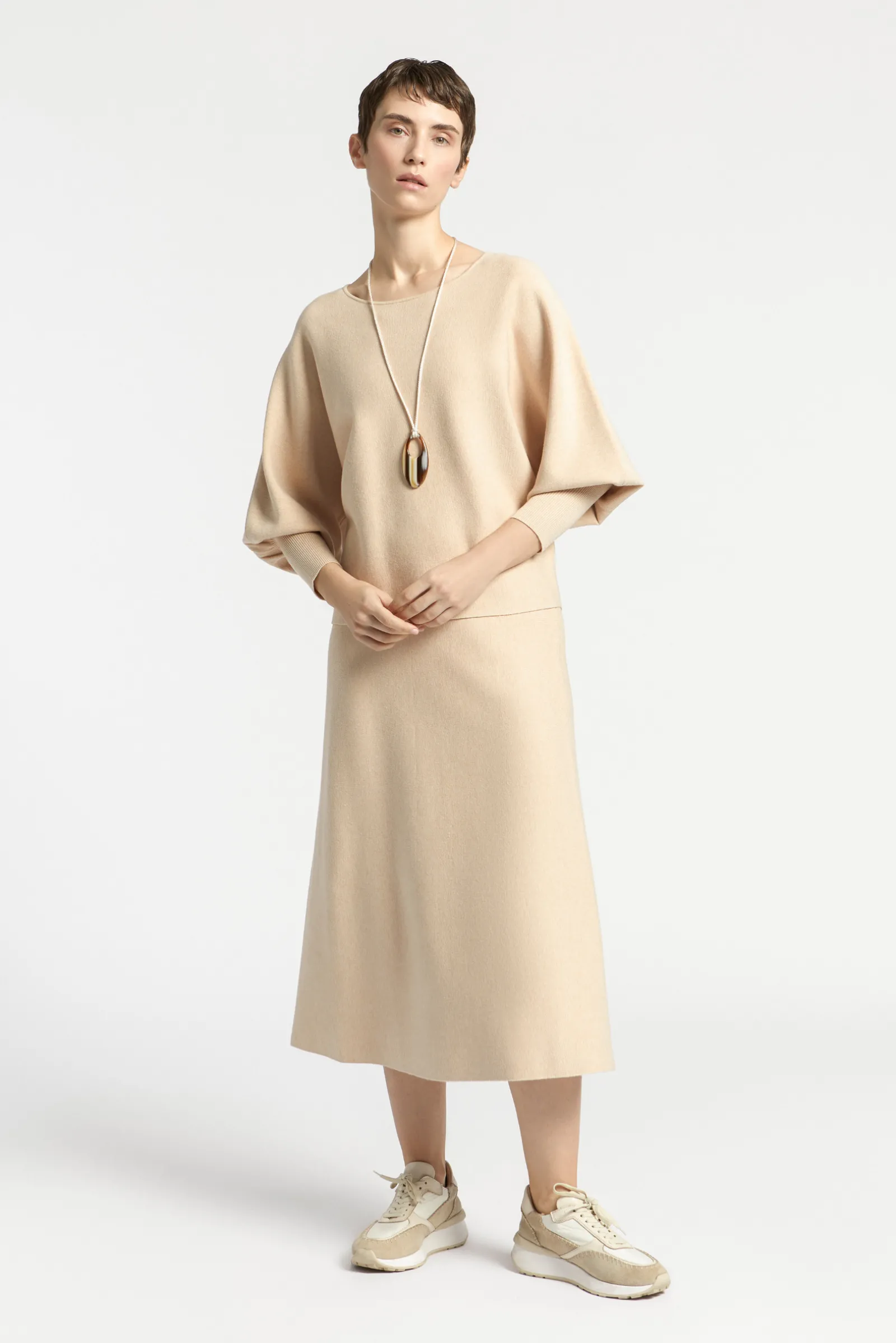 Xandres Pull volumineux à col bateau-Femme Xandres Plus|Pulls & Cardigans