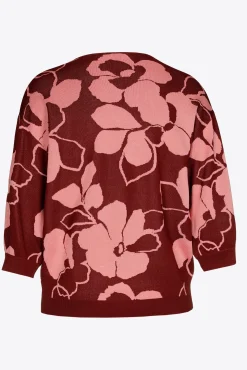 Xandres Pull volumineux à motif floral-Femme Pulls & Cardigans|Xandres Plus