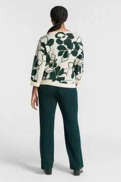 Xandres Pull volumineux à motif floral-Femme Xandres Plus|Pulls & Cardigans