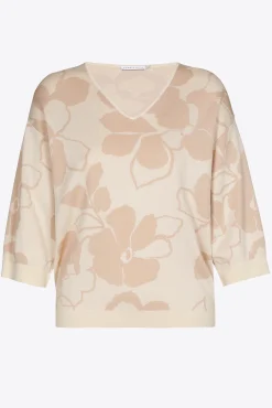 Xandres Pull volumineux à motif floral-Femme Xandres Plus|Pulls & Cardigans