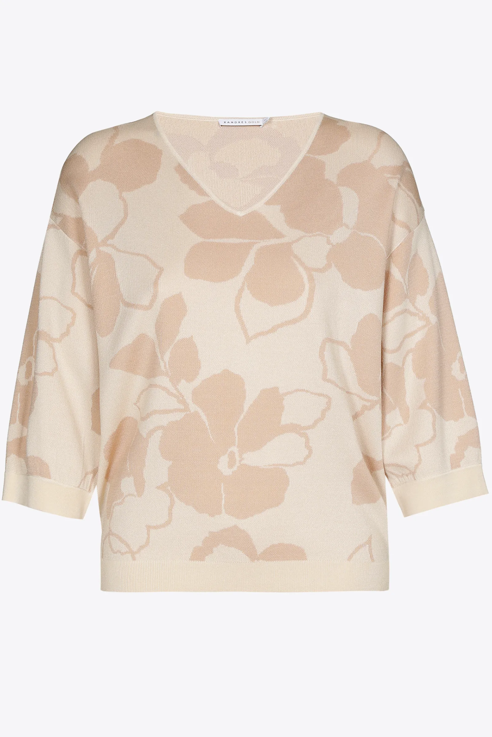 Xandres Pull volumineux à motif floral-Femme Xandres Plus|Pulls & Cardigans