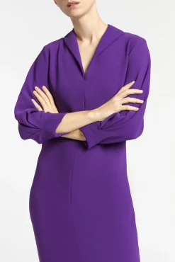 Xandres Robe cintrée avec col en V-Femme Xandres Plus|Robes