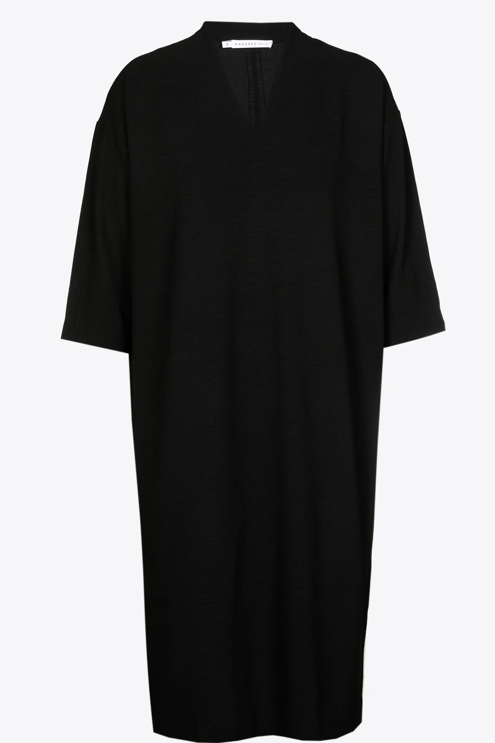 Xandres Robe à col en V en jersey-Femme Robes