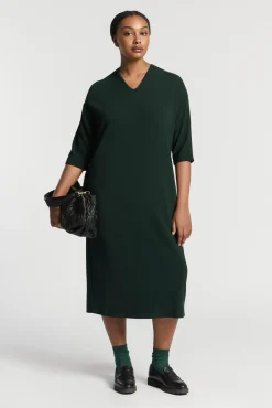 Xandres Robe à col en V en jersey-Femme Xandres Plus|Robes
