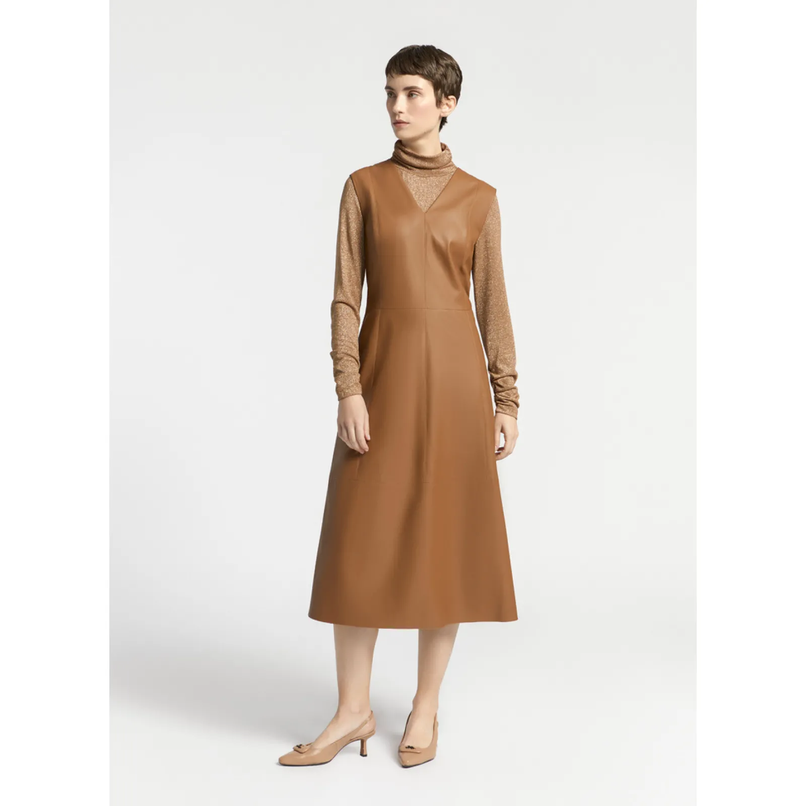 Xandres Robe en faux cuir-Femme Robes