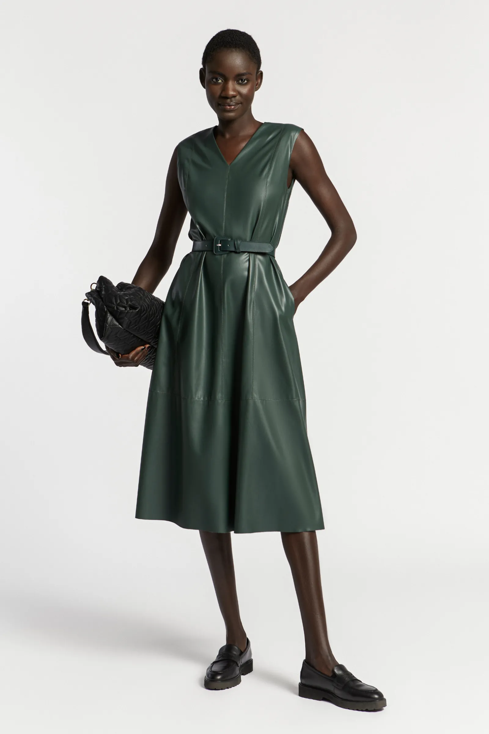 Xandres Robe en faux cuir-Femme Robes