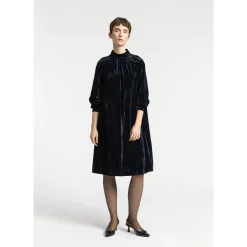 Xandres Robe en velours écrasé-Femme Robes