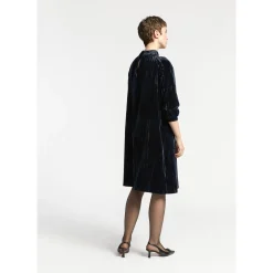 Xandres Robe en velours écrasé-Femme Robes