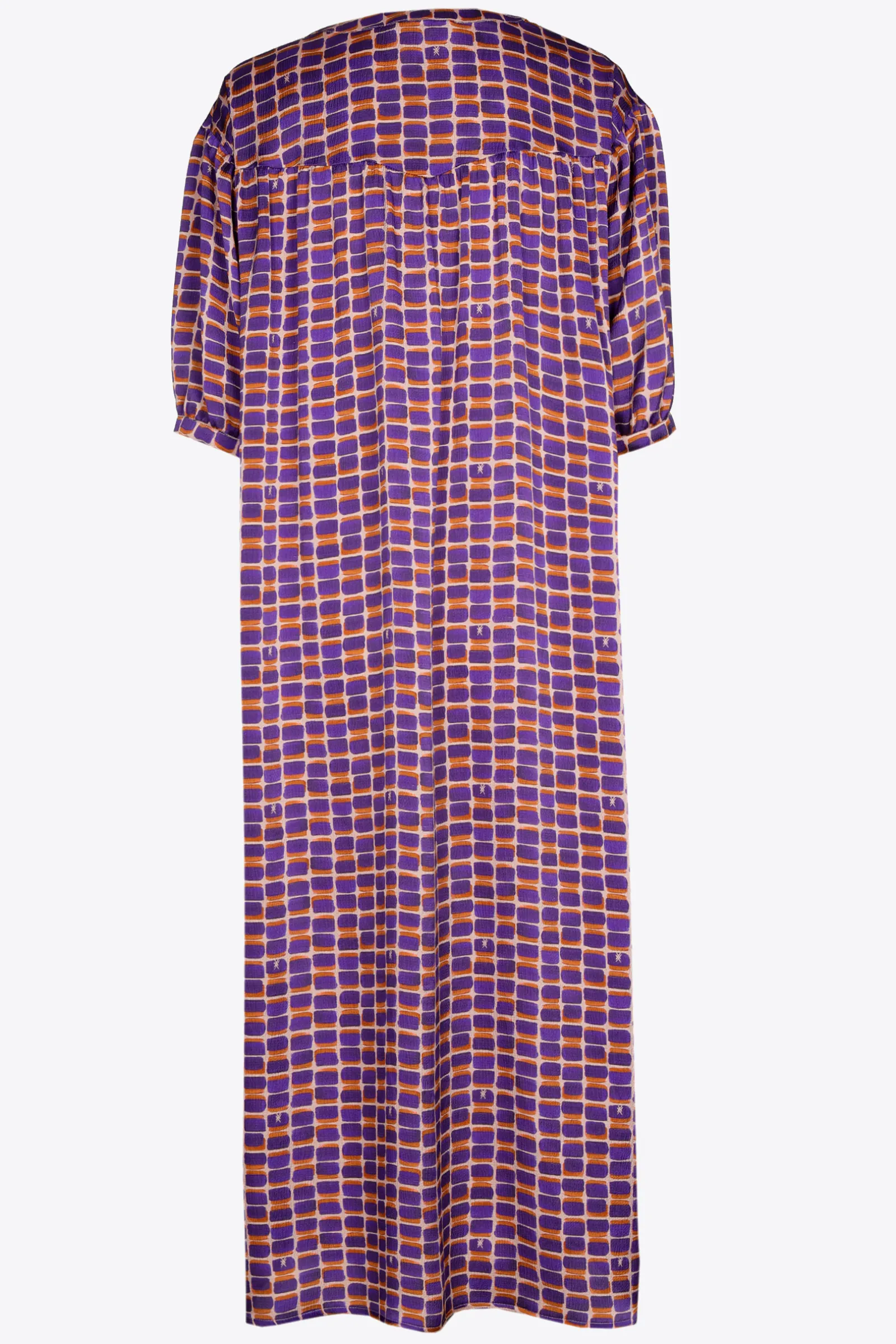 Xandres Robe longue avec imprimé logo-Femme Xandres Plus|Robes