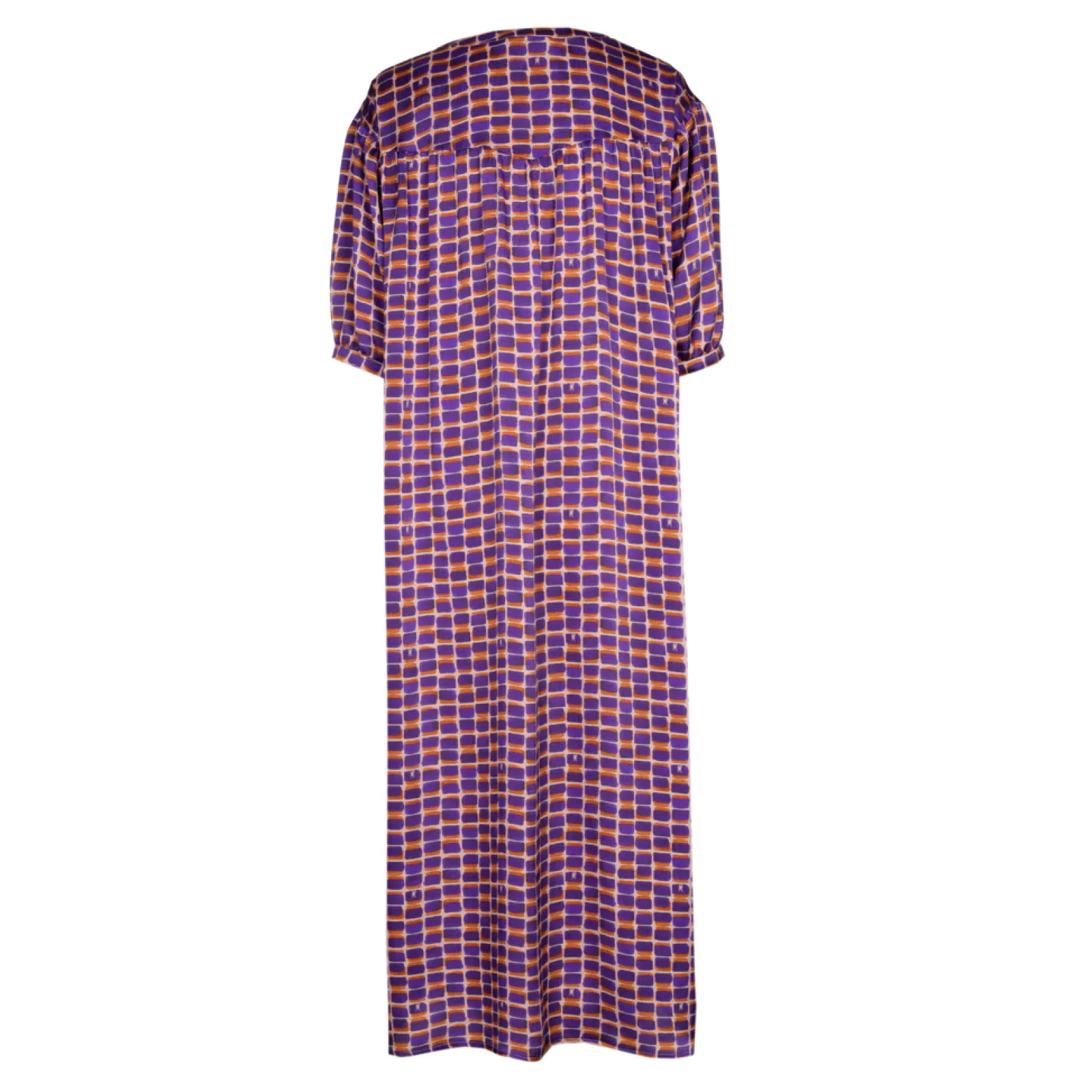 Xandres Robe longue avec imprimé logo-Femme Xandres Plus|Robes