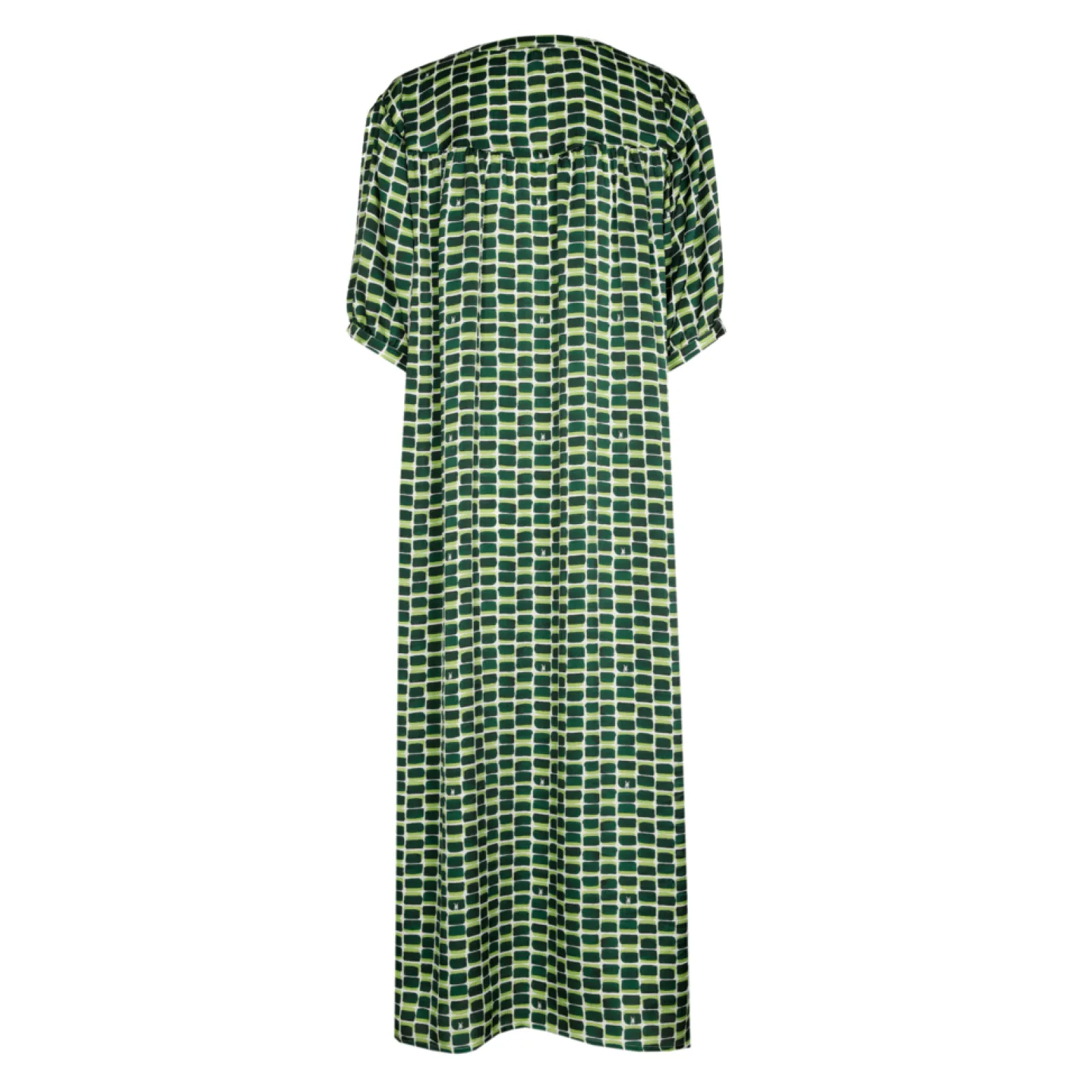 Xandres Robe longue avec imprimé logo-Femme Xandres Plus|Robes