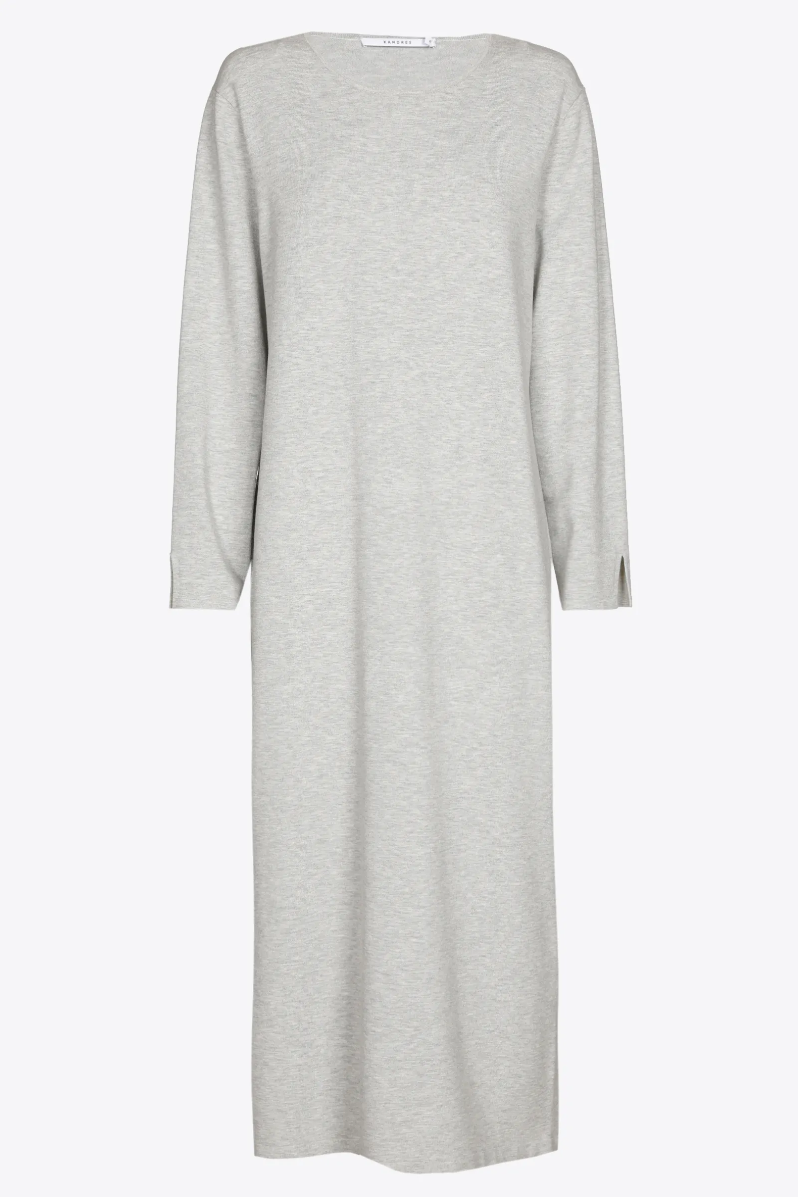 Xandres Robe longue fendue en tricot-Femme Xandres Plus|Robes