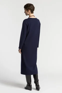Xandres Robe longue fendue en tricot-Femme Xandres Plus|Robes
